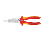 Инсталаторски клещи, хромирани, 200мм Knipex K1386200