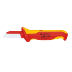Knipex 9854 Кабелен нож VDE 1000V 185мм с PVC покритие на резеца