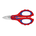 Knipex 950510SB Ножица за рязане на кабел с възможност за кримпване до 6мм2 Knipex