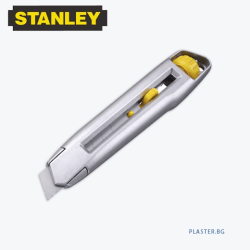 Макетен нож метален Stanley Interlock 0-10-018 за режещо острие 100 х 18 мм.