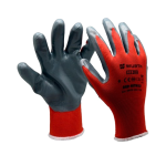 0899403109-монтажни ръкавици RED NITRIL р-р 9