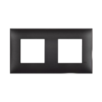 R4802M2BG - рамка за монтаж 2х2 мод немски стандарт черна