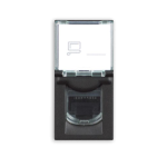 RG4279C5E - розетка RJ45 cat 5 1 мод черна
