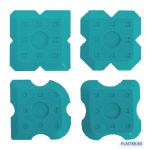 STAK4-комплект 4 силиконови шпатули