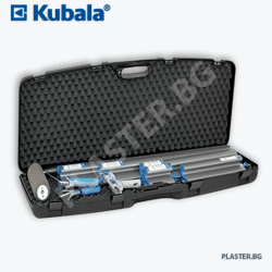 Комплект KUBALA 0651 от 9 инструмента за шпакловка на стени и тавани в удобен и сигурен куфар за лесен транспорт 