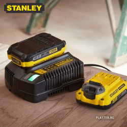 Stanley- SFMCD715D2K-QW Акумулаторен комбиниран винтоверт 18v ( СЕТ )