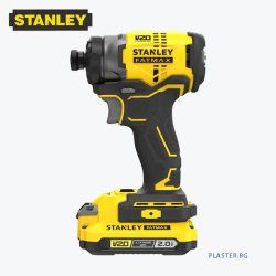 SFMCF820D2K-QW Безжичен безчетков 3-скоростен Винтоверт 18V STANLEY® FATMAX® V20, с 2 x 2,0 Ah литиево-йонни батерии ,зарядно и кутия в комплект.