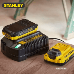 SFMCF820D2K-QW Безжичен безчетков 3-скоростен Винтоверт 18V STANLEY® FATMAX® V20, с 2 x 2,0 Ah литиево-йонни батерии ,зарядно и кутия в комплект.