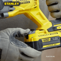 Stanley sfmch900m22 Акумулаторна безчеткова ударна бормашина 2 x 4,0 Ah литиево-йонни батерии с куфар в комплект.