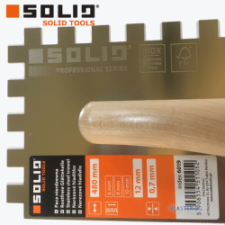 Solid 6019 Маламашка гребен от неръждаема стомана зъб 12x12