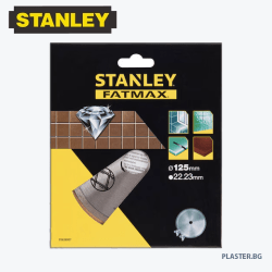 STANLEY® STA38007-XJ Диамантен диск за рязане на плочки, Continuous Rim, 125x22.23 мм
