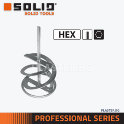 Бъркалка за строителни разтвори SOLID 5404 – Ø100 мм HEX