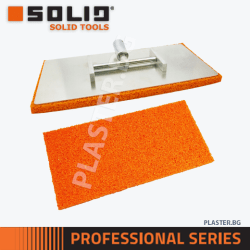 Пердашка за прът 6054 с гъба 40x20 см, алуминиева