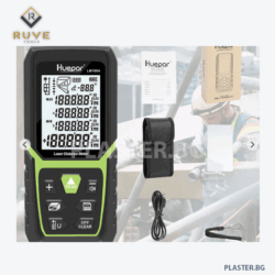 Лазерна ролетка huepar lm100a – 100 м, акумулаторна, с електронен ъглов сензор