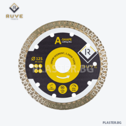 ДИАМАНТЕН ДИСК ruve 10603 ЗА РЯЗАНЕ a shape 125ММ