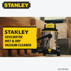 Прахосмукачка за сухо и мокро почистване stanley sxvc30xtde – 1600 w, 30 л