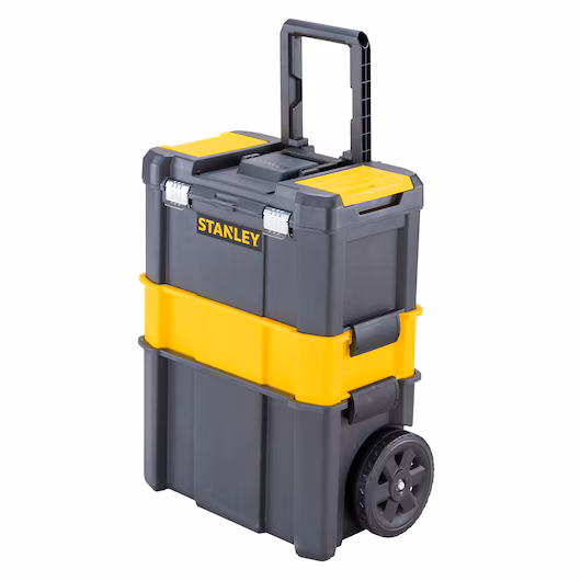 Куфар за инструменти stanley essential stst1 80151, на колела, 3 части