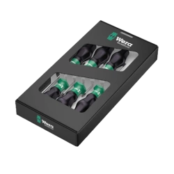 Комплект отвертки Kraftform Comfort 1350 1xPH11xPH2, 1355 1xPZ11xPZ2 +2x шлиц Wera
