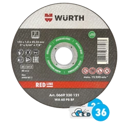 0669230121-диск за рязане Red Line Inox ф125