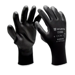 0899402408-монтажни ръкавици BLACK PU р-р 8
