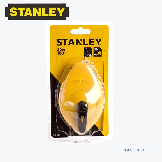Stanley 0-47-440 Пластмасова зидарска чертилка.Мариращ шнур.