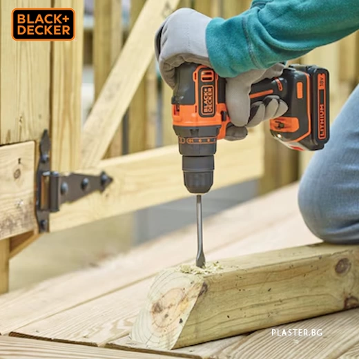 black+decker-bdcdd186k-qw-Акумулаторен винтоверт 18v