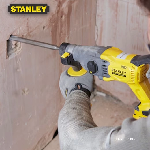 Stanley sfmch900m22 Акумулаторна безчеткова ударна бормашина 2 x 4,0 Ah литиево-йонни батерии с куфар в комплект.