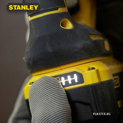Stanley sfmch900m22 Акумулаторна безчеткова ударна бормашина 2 x 4,0 Ah литиево-йонни батерии с куфар в комплект.