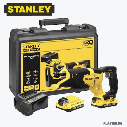 Stanley SFMCS300D2K-QW Акумулаторен саблен трион