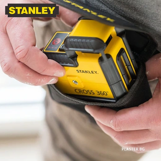 stanley-STHT77640-1 Линеен Лазерен Нивелир червен (Комплект)