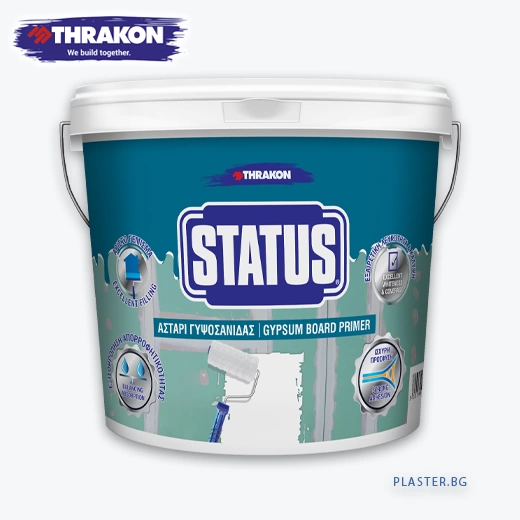 GYPSUM BOARD PRIMER е акрилен бял грунд за подготовка на плоскости от гипсокартон