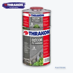 Thrakon decor pu varnish двукомпонентен полиуретанов лак