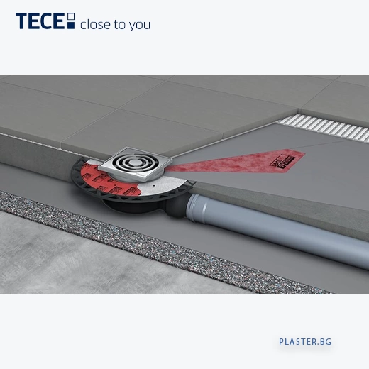  Точков подов сифон за баня TECE Drainpoint S 110 3601100