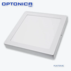 24W LED ПАНЕЛ OPTONICA 2257, ЗА ВЪНШЕН МОНТАЖ КВАДРАТЕН AC85-265V 50-60Hz – Неутрално Бяло 4500K