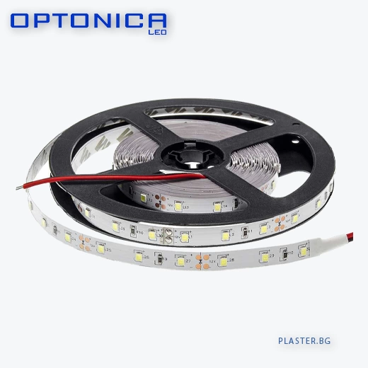 LED ЛЕНТА OPTONICA 4702, 1 ролка-5м, 2835 60 SMD/m НЕВЛАГОЗАЩИТЕНА – Студено Бяла 6000K
