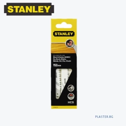 Нож за саблен трион Stanley sta21172-xj за грубо рязане на дървесина и пластмаси 152mm x2