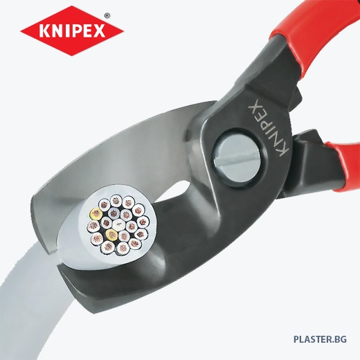 KNIPEX 9511200 – Професионални клещи за рязане на кабели до 70 мм²