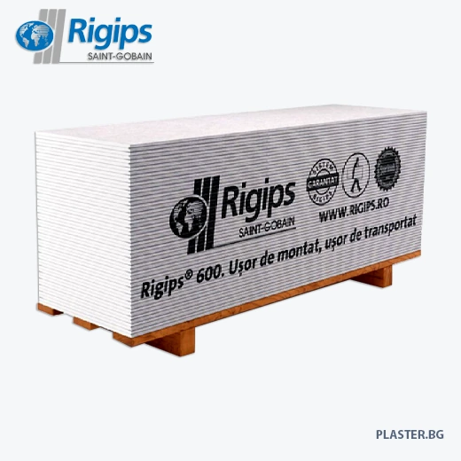 Стандартен гипсокартон Rigips RB MINI 12,5x600x2000 мм