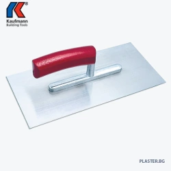 Гладка маламашка с дървена дръжка Kaufmann 21.010.02 280x130x0,7 мм